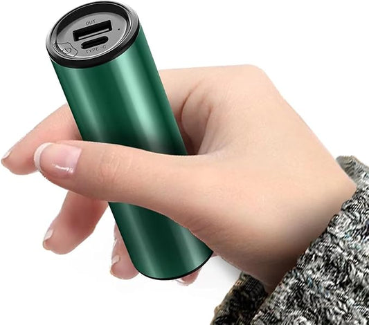 Hand Warmers Rechargeable, 1 Pack 8000mAh, Electric Portable Pocket Hand Warmer, 2 in 1 Hand Warmers and USB C Power Bank, Great Winter Warm Gifts for Ourdoor, Camping, Hunting, Girls
