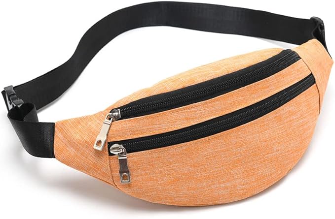 Fanny Packs for Women Men, Fashion Waist Pack Crossbody Bags Belt Bag with Adjustable Strap for Running Hiking Travel.