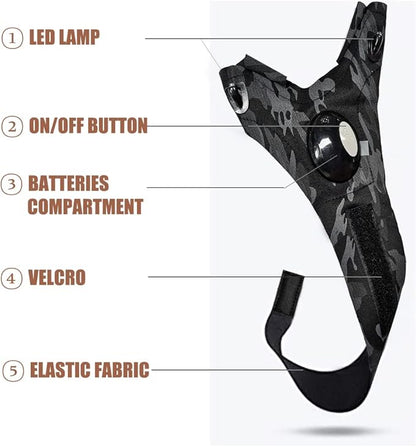 Mylivell LED Flashlight Gloves Gifts for Men Dad Father Boyfriend Husband Unique Cool Gadget Tools for Repairing Hands-Free Lights for Camping Fishing Outdoor Grill Birthday Christmas Gifts for Him