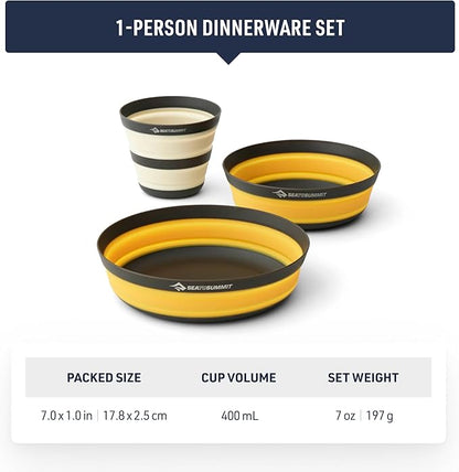 Sea to Summit Frontier Ultralight Collapsible Dinnerware Set