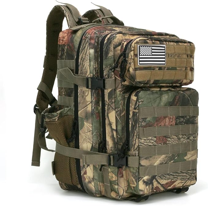 Military Tactical Backpack Army 3 Days Assault Pack Bag Large Rucksack with Molle System Hiking Treeking Rucksack