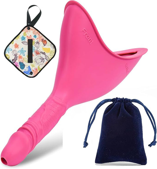 Female Urinal Pee Cloth Set, Portable Female Urination Device, Pee Funnel for Female