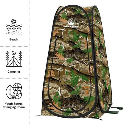 Pop Up Pod - Privacy Shower Tent, Dressing Room, or Portable Toilet Stall with Carry Bag