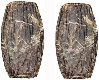 2 Packs Camo Mosquito Head Nets Gnats Face Netting for Any Outdoor Activities Works Over Most Hats