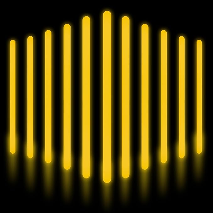 12 PCS 14 Inch Industry Grade Glow Sticks Bulk Emergency Jumbo Light Sticks Glow in The Dark Bright Large Glow Sticks for Camping,Hiking,Hurricane, Earthquake, Survival Kit Accessories