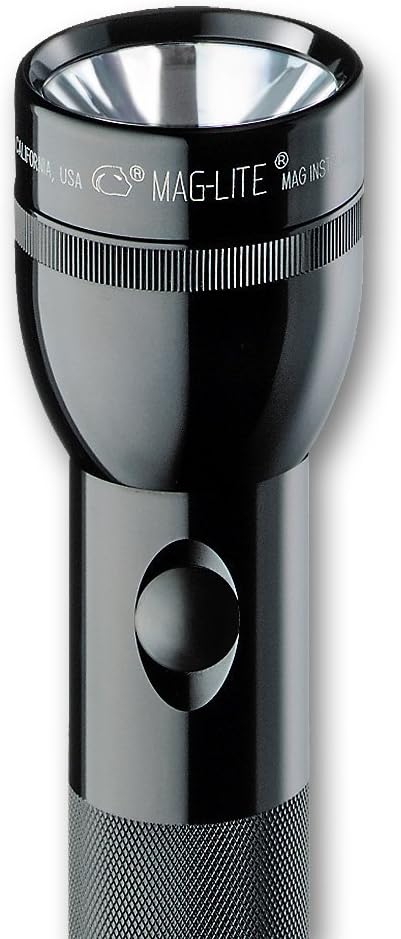 MagLite - S4D015 Maglite Heavy-Duty Incandescent 4-Cell D Flashlight in Display Box, Black