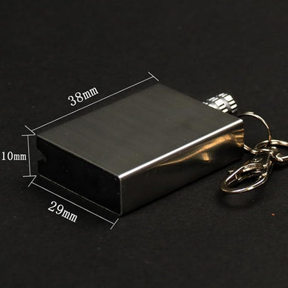 5 Pieces of Emergency Survival Camping Fire Starter Set, Forever Lighter, Flint Metal Match, Waterproof Keychain Permanent Match, Unlimited Waterproof Stick