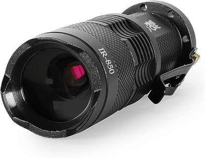 Maketheone IR Torch 3 Watt 850NM Infrared Light Night Vision Flashlight Torch - Infrared Light is Invisible to Human Eyes - to be Used with Night Vision Device (NOT Include Battery)