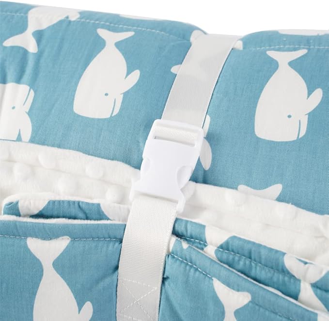 Bunnikins & Clover Toddler Nap Mat with Removable Pillow, Nap Mats for Preschool, Easy Clean Toddler Nap Pad for Kindergarten, Kids Sleeping Bag for Travel Camping