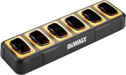 DEWALT DXFRS800 2 Watt Heavy Duty Walkie Talkies - Waterproof, Shock Resistant, Long Range & Rechargeable Two-Way Radio with VOX (48 Pack w/ 8X Gang Chargers) (8DXFRS800-BCH6)