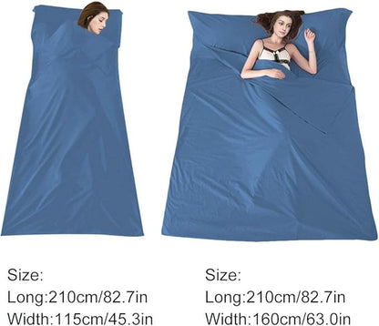 Sleeping Bag Liner Camping Sheets Travel Sheets for Hotel Lightweight Hotel Sheet Compact Sleep Bag Sack Breathable Travel Sleeping Bag for Hotels Camping Youth Picnic Adult Compact Sacks