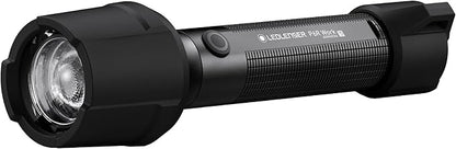 Ledlenser, P6R Work Rechargeable Flashlight, High Power LED, 850 Lumens, Waterproof Light for Professional, Home, Outdoor, Emergency Use, Black