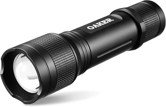 Oaker XF2013 USB-C Rechargeable Flashlight 2000 Lumens,5 Light Modes LED Flashlight, Waterproof Hand Light for Hiking Camping