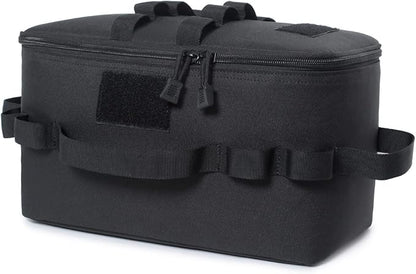 Tactical Camping Storage Bag 11L Tactical Utility Tote Bag Camping Cookware Organizer Trunk Organizer with Shoulder Strap