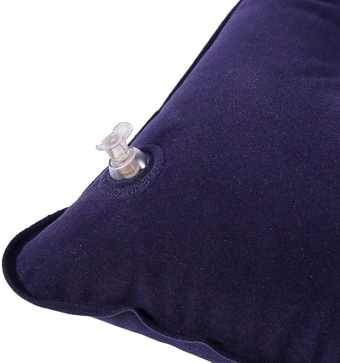 V GEBY Inflatable Pillow Fast Inflation PVC Pillow Camping Travel Pillow Push Button Inflation Pillows