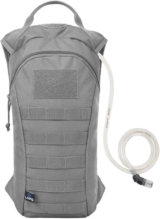 LA Police Gear 2L (70 ounces) 600D Polyester Emergency Hydration Bladder Pack for Running, Hiking, Cycling, Climbing, Camping, Biking, and Tactical,