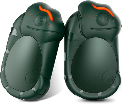 Hand Warmers Rechargeable 2 Pack, Chameleon-Shaped Electric Hand Warmers, Up to 20 Hrs Portable Reusable Pocket Heater Gift for Men, Women, Christmas, Outdoor, Camping, Golf
