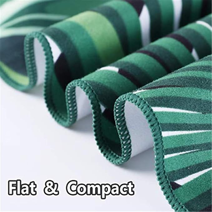 Genovega Tropical Microfiber Pool Sandproof Camping Towel Blanket - Quick Fast Dry Sand Free Proof Outdoor Travel Rack Swim Micro Fiber Thin Yoga Mat Personalized Girls Women Men Adults Hawaii Palm