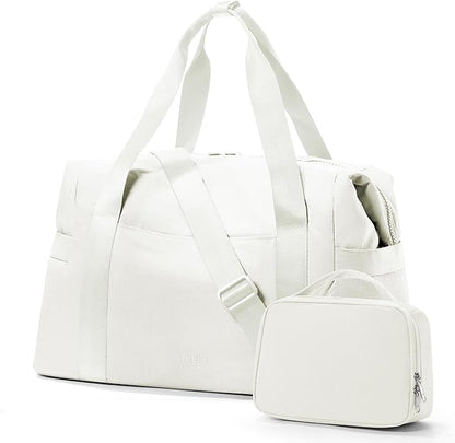 Gym Bag Womens,Travel Duffel Carry on Bag Sport Tote Bag Weekend Overnight Bag