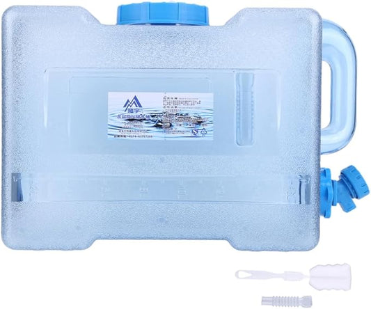 Water Storage Containers, Camping Water Container, Portable Water Tank with Faucet Camping Bucket with Tap Water Jug with Spigot BPA Free Emergency Water Storage for Outdoor Camping Hiking