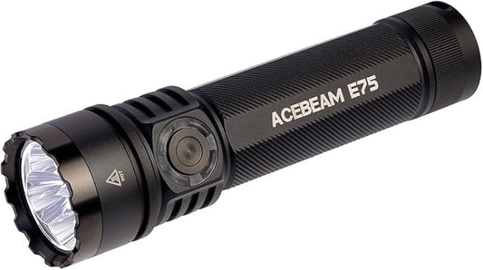ACEBEAM E75 4500 High Lumens Flashlight with Magnetic Base, Super Bright LED Flashlight Rechargeable, IPX8 Water-Resistant Tactical EDC Flash Light, 26 Days Super Long Lasting for Camping,Everyday Use
