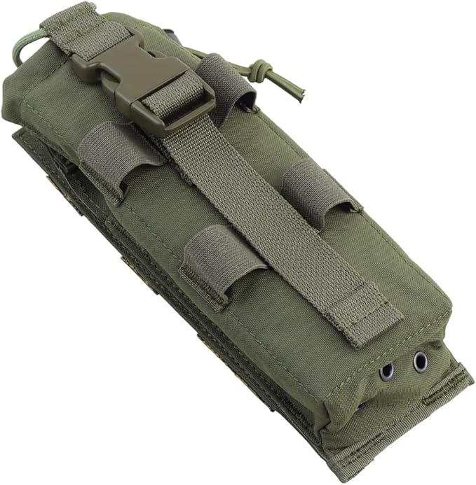 Drop-Down Radio Pouch Molle Tactical Belt Vest Radio Holster 500D Nylon Walkie Talkie Bag for PRC 148 152