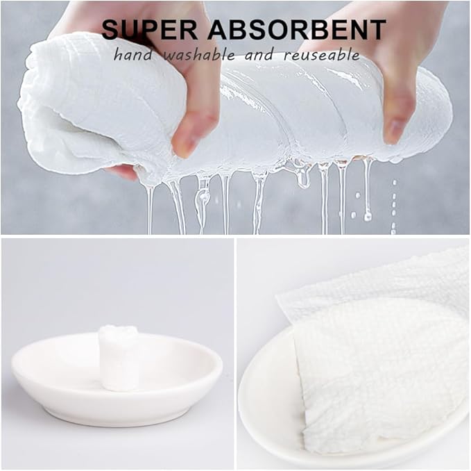 250 Disposable Thicker Style Magic Compressed Towels with Dispenser, Disposable Face Compressed Towel, Mini Compressed Towel, Camping Towel, Portable Compressed Coin Tissue for Travel/Home/Outdoor Act