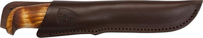 HELLE Knives - Tollekniv - Fixed Blade - Fishing Knife - Birch Wood Handle - 12C27 Stainless Steel - Made in Norway