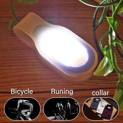 LED Flashlights Clip on Flashlight Night Safely Nursing Night Light Hands Free Strong Magnetic to Grip Clothing with a Keychain Flashlight for Walking Running Sports Outdoor Emergency