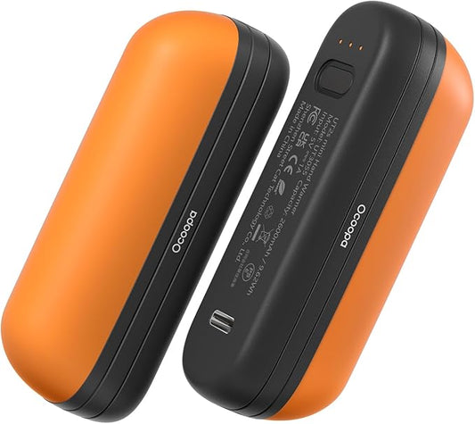OCOOPA 2 in 1 Magnetic Rechargeable Hand Warmers, UT2s Mini Electric Handwarmers 2 Pack, Split USB-C, Reusable Portable Pocket Heater, Raynauds, Golf, Tech Gifts for Women Men