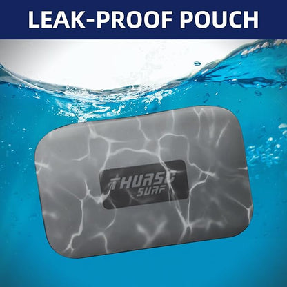 THURSO SURF Waterproof Fanny Pack Dry Bag Floating Pouch Bag Adjustable Waist Strap Keep Your Phone and Valuables Safe/Dry SUP Accessories for Kayaking Paddle Board Snorkeling Boating (Slate)