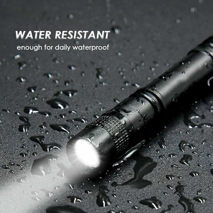 LED Pen Light Flashlights-2 Pack Small,Mini, Waterproof Pocket Flashlight with Clip for Camping, Outdoor, Emergency, Inspection, Work,Repair,Nurses & Medical Use