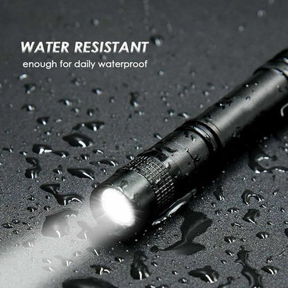 LED Pen Light Flashlights-2 Pack Small,Mini, Waterproof Pocket Flashlight with Clip for Camping, Outdoor, Emergency, Inspection, Work,Repair,Nurses & Medical Use