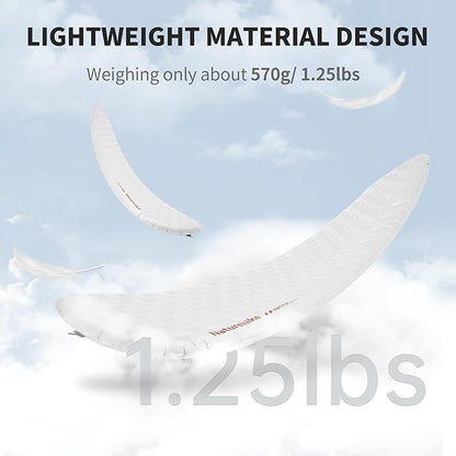 Naturehike 1.76LB Ultralight Self Inflating Sleeping Pad, Patchworkable Sleeping Mat with 8.8 R-Value for Camping, Hiking, Climbing with Inflatable Bag, Grey Rectangular