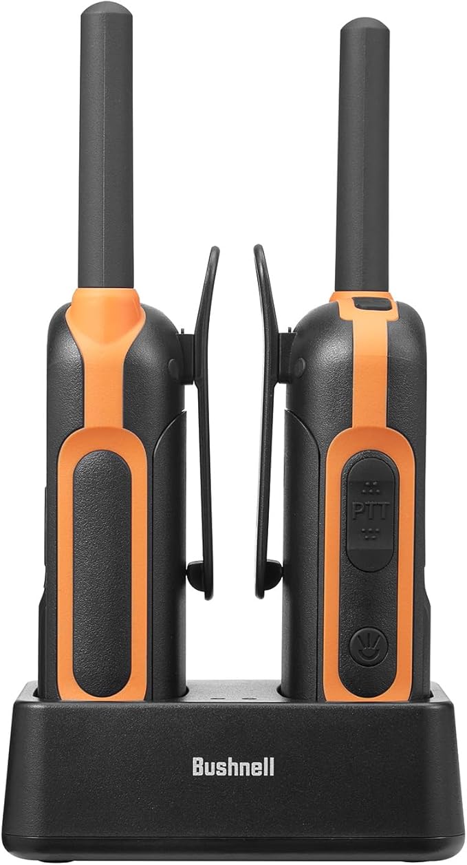 New Bushnell LPX650 Walkie Talkies - Waterproof Long Range Two Way Radios, IP67 Rugged Floating Design, USB-C Rechargeable - Equipped for Wherever Life Takes You (2 Pack)