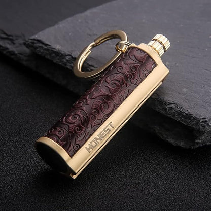 Permanent Match Keychain Lighter, Matchstick Flint Fire Starter for Outdoor Camping Emergency Survival Gear, Great Gift for Men Dad Husband