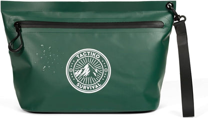 Tactiko Heavy-Duty 2L Splash Water Resistant Zipper Pouch - Hold-All Organizer for Dry Bags, Travel Bags