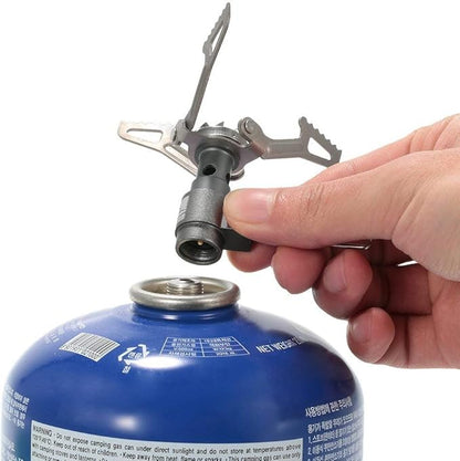 BRS Outdoor BRS-3000T Ultra-Light Titanium Alloy Miniature Portable Picnic Camping Gas Cooking Stove Portable Ultralight Burner 25gram
