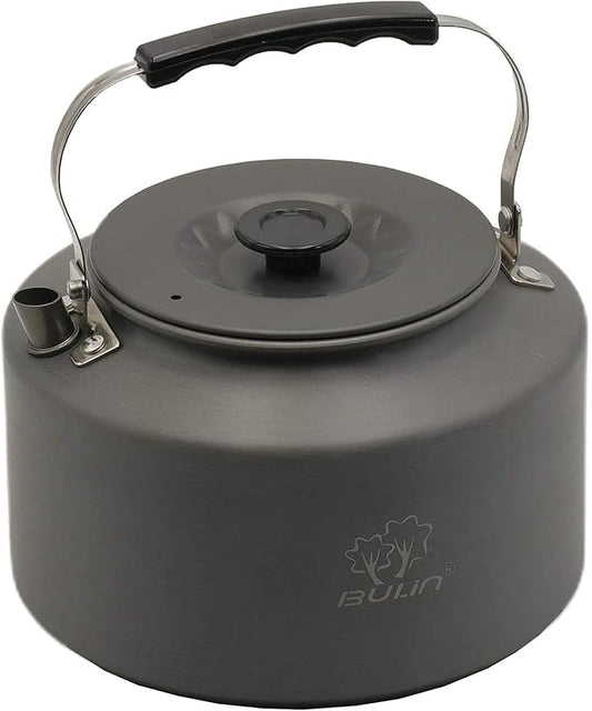 Bulin 2.2L Camping Kettle Camp Tea Coffee Pot Large Outdoor Hiking Kettle Pot Portable 2.4 Quart Camping Tea Kettle