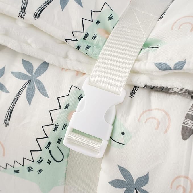 Bunnikins & Clover Toddler Nap Mat with Removable Pillow, Nap Mats for Preschool, Easy Clean Toddler Nap Pad for Kindergarten, Kids Sleeping Bag for Travel Camping