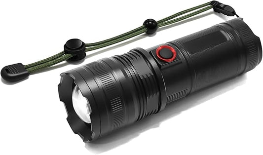 Flashlights High Lumens Rechargeable Zoomable 20W 1300LM LED Handheld Flashlight for Camping Essentials Gear Home Emergencies