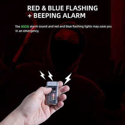APLOS L02 1000 Lumens Rechargeable Mini EDC Flashlight, 365nm UV Light, Multi-Color Light Source, Small Pocket Keychain Light with Magnetic Base & Beeping Alarm (White)