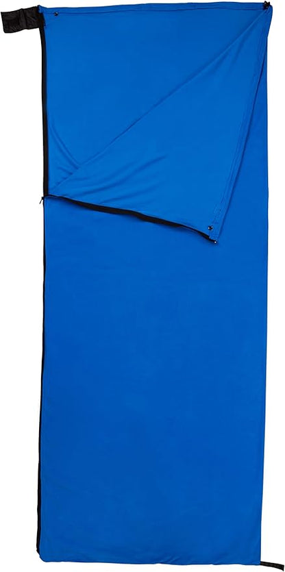 Camping Sleeping Bag Liner - Ultralight Warm Sleeping Bag Liner - Lightweight Compact Sleeping Bags For Adults - Zippered Rectangle Sleeping Bag Liner - Outdoor Sleepingbag Liners - Camp Accessories