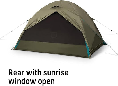 Kelty Daydreamer 4P + 6P Camping Tent, Blackout Fabric, Interior Light Diffusing Gear Loft, Standing Height, PFAS Free