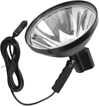 100W LED HID Handheld Spot Lights Xenon Hunting Flash Lights Torch Hunting Spot Light Work Spotlight Camping Fishing Boat Searchlight Outdoor Lighting