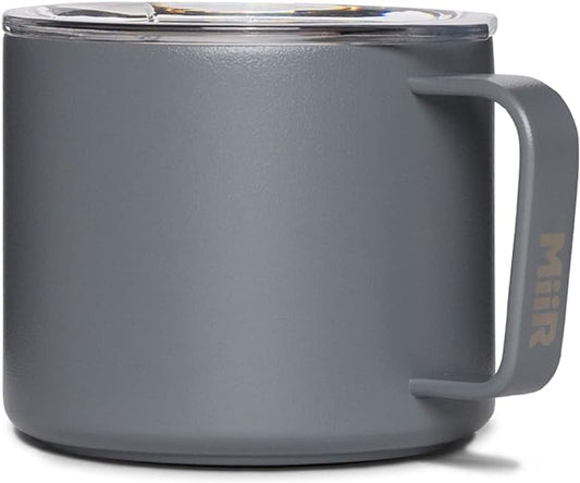 MiiR, Camp Cup, Vacuum Insulated, Stainless Steel with Slide Lid, BPA Free, Basal, 8 Fluid Ounces