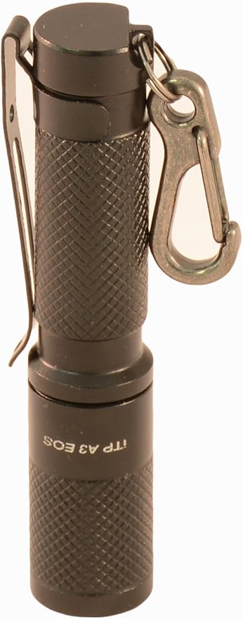ITP A3 EOS 150 Lumen 3 Outputs and Strobe CREE XP-G2 LED Keychain Flashlight 2016 Edition 1X AAA Battery (Not Included)