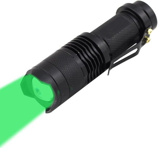 3 Mode Green Light Flashlight Scalable Green Led Flashlight Green Flashlight for Hunting and Night Vision