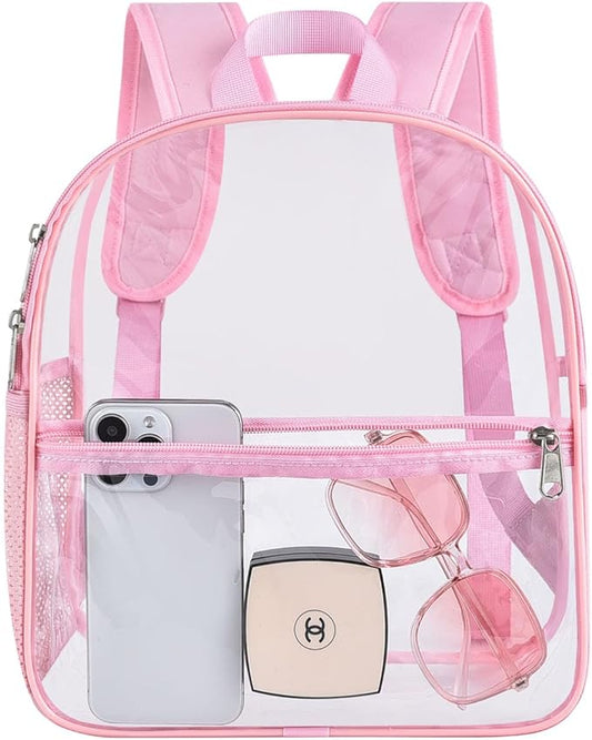 Oraben Clear Backpack for Stadium Events Stadium Backpack Waterproof 12x6x12 Clear Bag for Adult Concert Sport Work