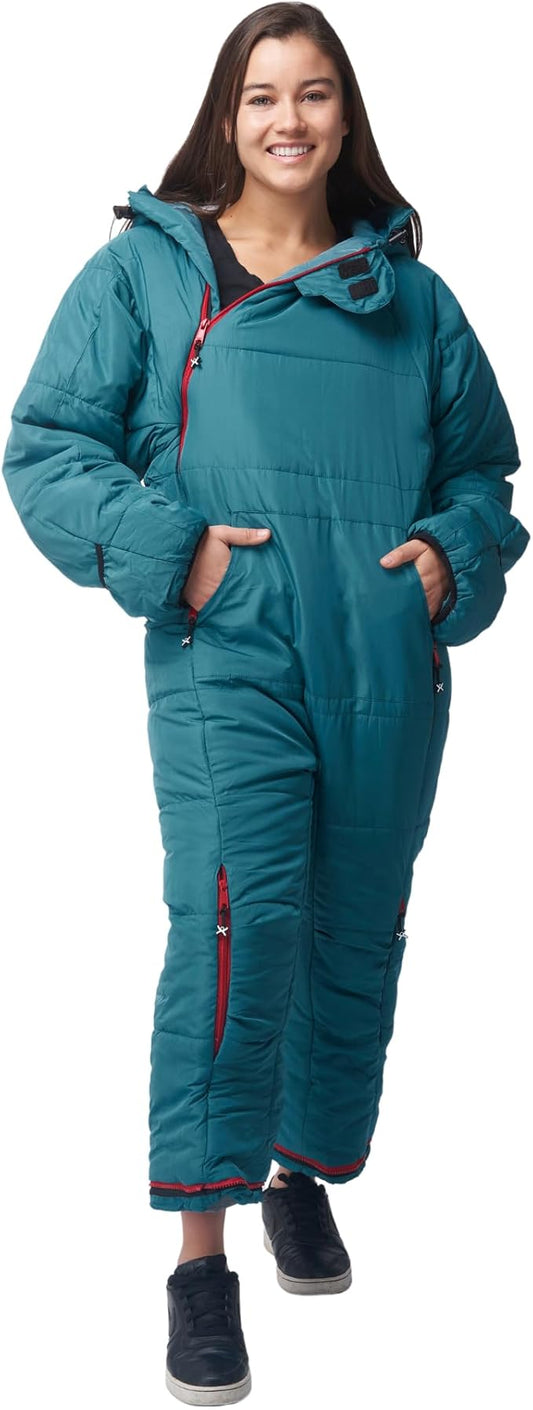 Selk'bag Original Wearable Sleeping Bag - Outdoor & Indoor Sleeping Bags - Sleeping Bag Suit - Temp Rating 35 to 44 Degrees F